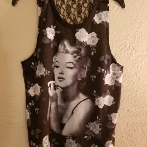 Marilyn monroe lace tank